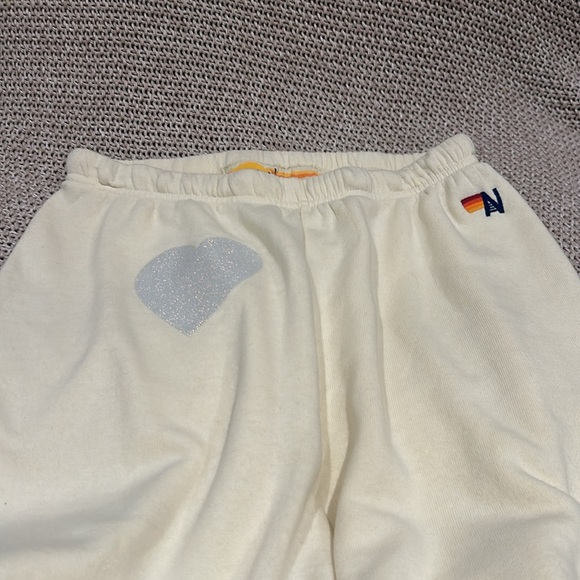 Aviator Nation glitter Heart sweatpants - Picture 6 of 6